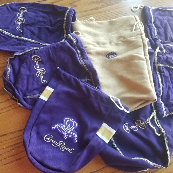 Apron decorated with Crown Royal bags - Picture 5 of 6